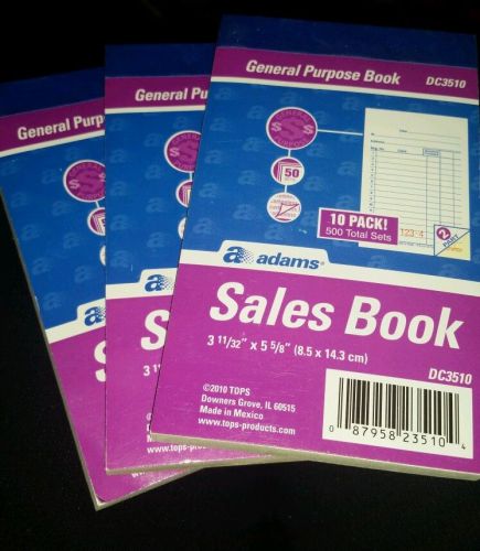Sales Receipt Book ..lot of 3