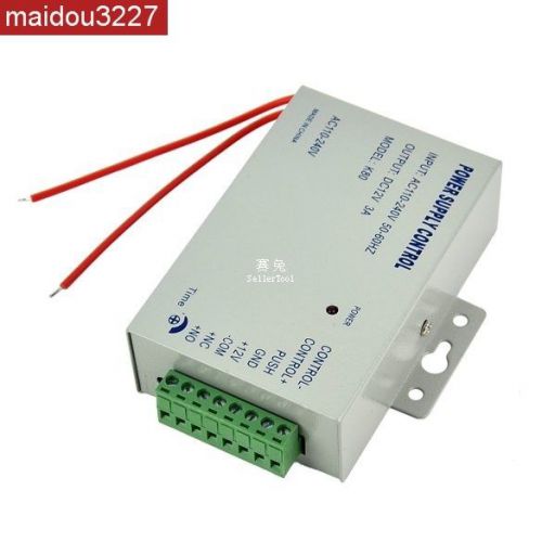 New Door Access Control Switch Power Supply DC 12V 3A/AC 110~240V Z64