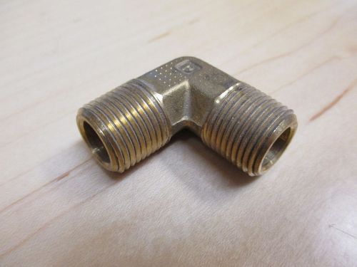 3/8&#034; male brass elbow 1204p6/ 1dgg5/ 6-6 me-b for sale