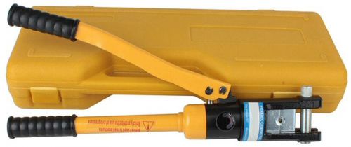 Hydraulic crimper tool wire cables terminals lugs battery 11 dies awg 600 mcm u for sale
