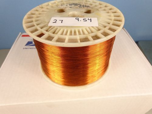 27 AWG Magnet enamel wire   9.54 lbs  15,200&#039;  Phelps Dodge