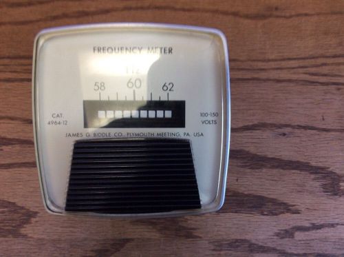 Biddle cat no. 4964-12 frequency meter