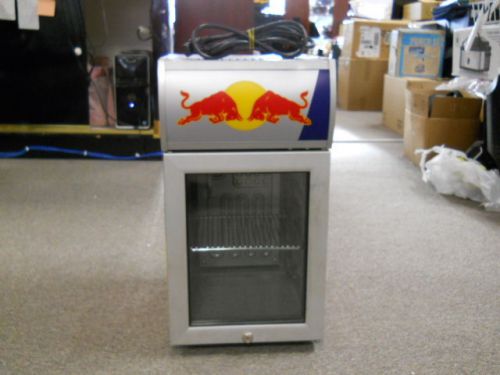 RED BULL Baby Cooler Mini Mini refrigerator countertop RBI-BC2 LED work great