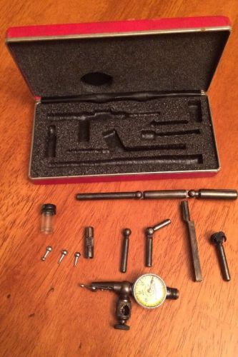 Starrett No. 711 Last Word Dial Indicator With Case And Accessories