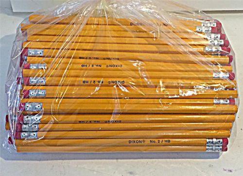 Dixon #2 Yellow Pencils Wood Cased Bl Core over 130 Pencils