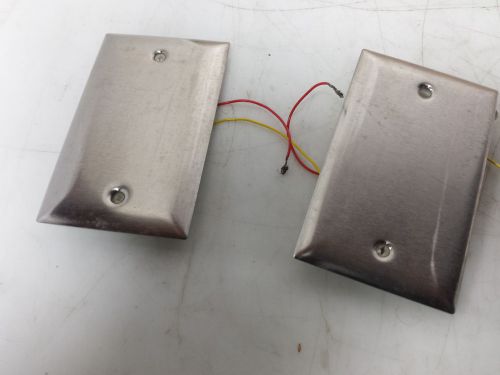 LOT OF 2 BAPI HVAC Wall Plate Temperature Sensor BAPI HVAC BA/10K3-SP