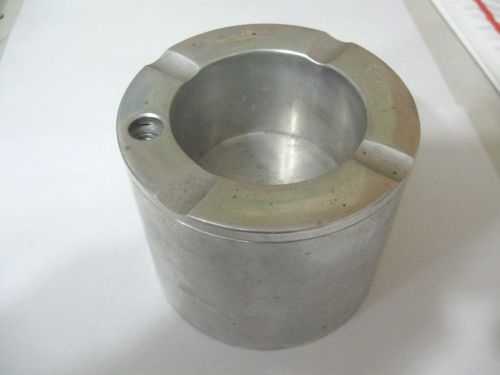 Vintage Modern  Industrial Stainless Steel  Ashtray