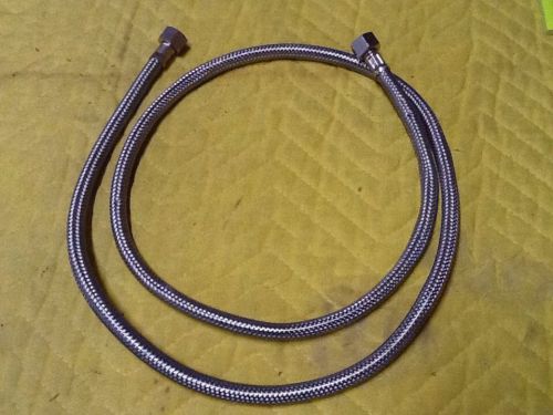 3/8&#034; (pipe thread) stainless steel braided hose assembly (57&#034; length)