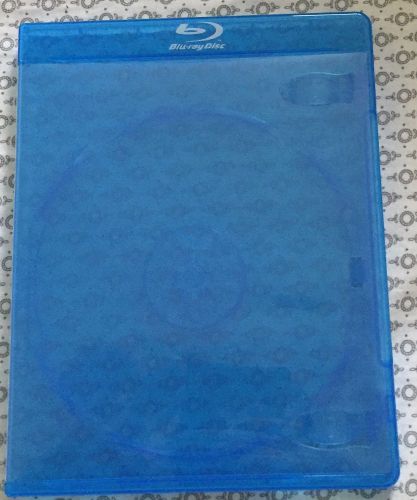 5 Standard 12mm Premium Single Blu-Ray DVD CD R Blue Case