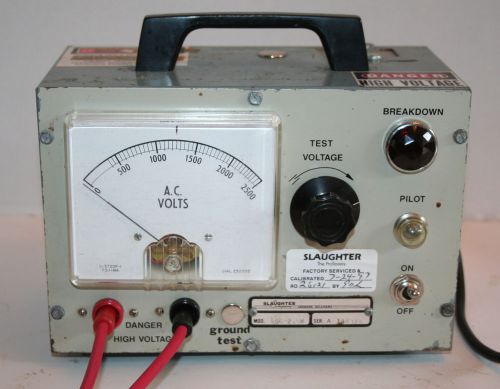 SLAUGHTER Ground Test Voltage Tester Model 106-2.5W
