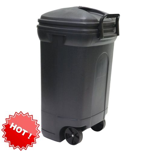 Wheeled Trash Can Kitchen Commercial Outdoor Recycle Bin Garbage Rolling Factory