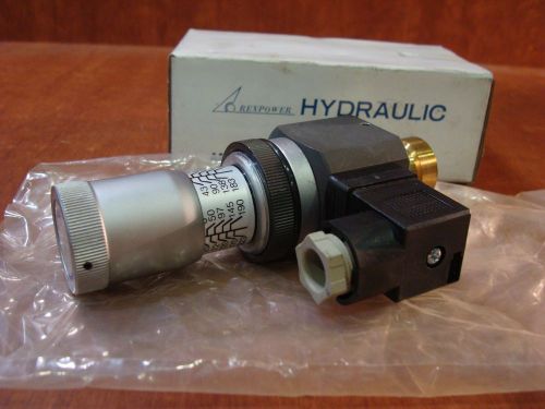Hydraulic pressure switch regulator REXPOWER 30-210 kg/cm2