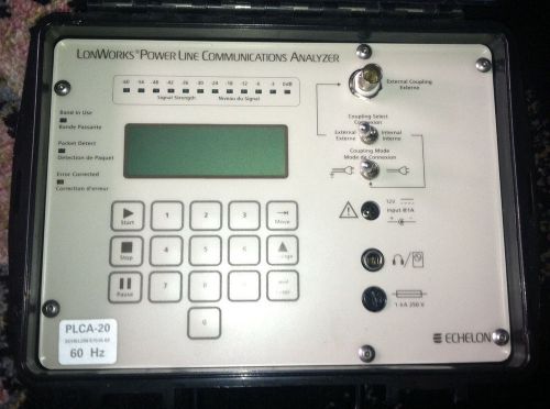 Echelon 57010-02 PLCA-20 LonWorks Power Line Communicatons Analyzer