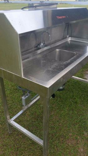 Thermo scientific shandon an-59 commercial table/hood combination stainless stee for sale