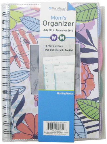 PlanAhead Mom&#039;s 18 Month Planner July 2015 -December 2016 Assorted Colors Col...