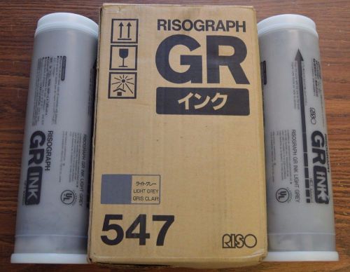 2 RISO LIGHT GREY For RISOGRAPH GR, RA, RC, FR, RP SERIES DUPLICATOR