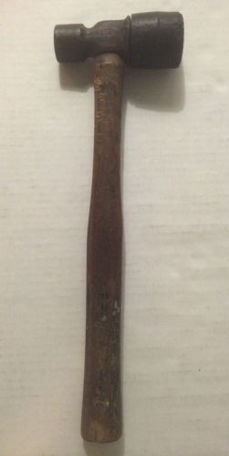 Vtg proto 1448 los angeles, ca tire rubber end,original hickory handle hammer for sale