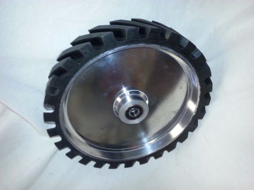 14&#034; serrated contact wheel for 2x72 belt sander grinder for sale
