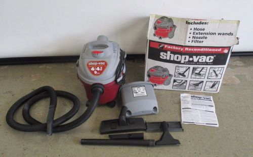 SHOP VAC VACUUM 4 Gallon 4.5 HP All Around Plus WET DRY VACUUM