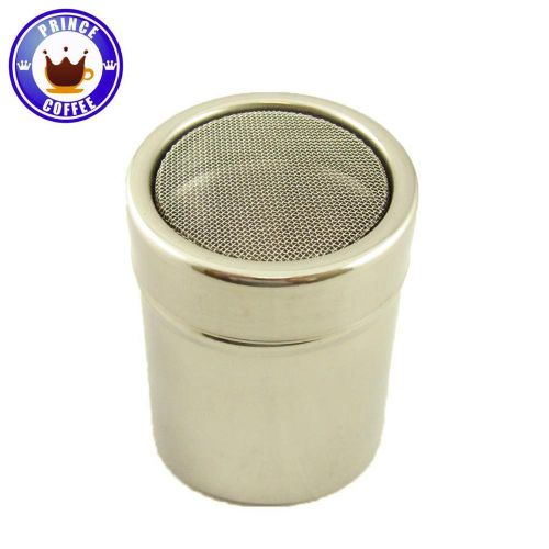 Stainless Steel Cocoa Powder Sugar Shaker for Cappuccino Latte Coffee