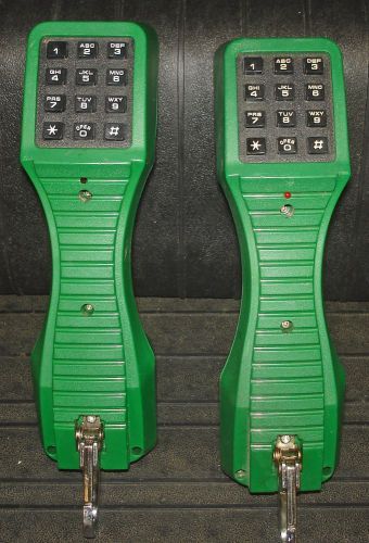 Lot of 2 Harris TS19 Telephone Test Set -Green_