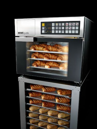 2010 miwe gusto combi convection oven with steam. it comes with stand and trays for sale