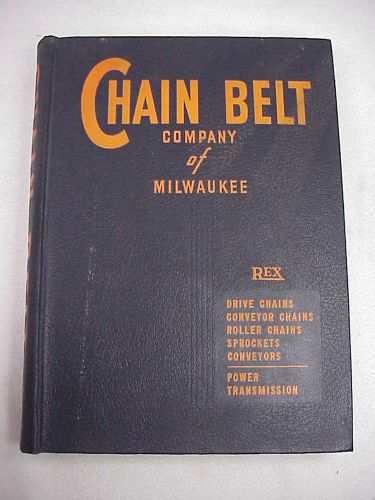 1939 rex chain belt catalog 444 milwaukee for sale