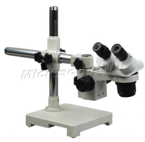 10X-20X-30X-60X Binocular Stereo Microscope with Heavy Duty Boom Stand