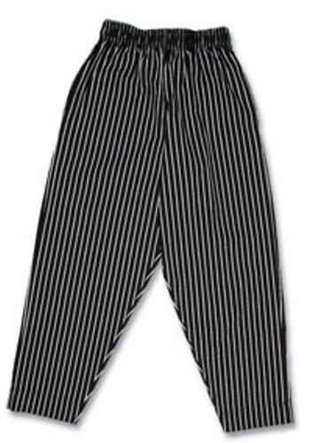 Chef Baggies / Pants / Chalk Stripe / Black and whites / Sizes Small - 5XL