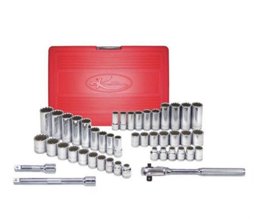 K tool international 45-piece standard &amp; metric combination drive spline socket for sale