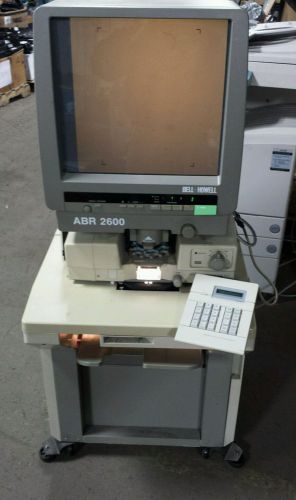 Bell &amp; Howell Microfilm Slide Film Microfiche Reader Printer System ABR 2600