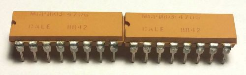 26pcs Dale 470 470G 47 Ohm Dual In-Line DIP-16 Resistor Network (MDP1603-470G)