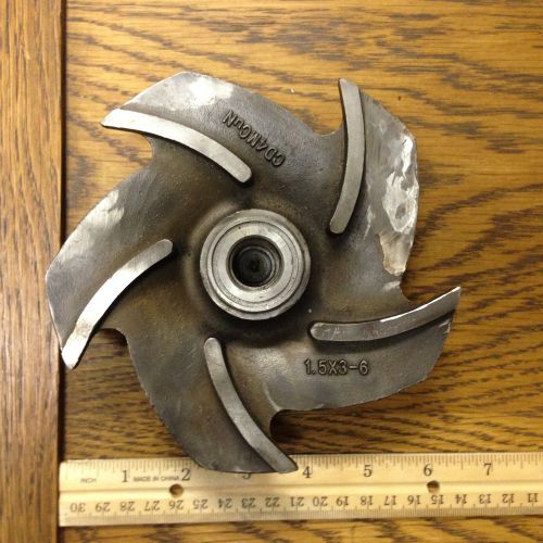 3196 Impeller, 1.5x3-6, Interchangeable with 76792