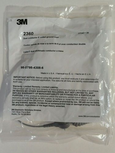 3m 2360 dual conductor coiled cord, for sale
