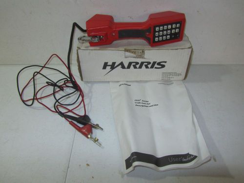 Harris/Dracon TS22 Lineman&#039;s Craft Test Set With Box &amp; User Manual