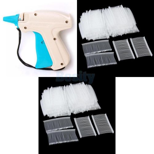 Clothing garment price label tagger tagging gun + 6 needles + 5000pcs 2&#034; barbs for sale