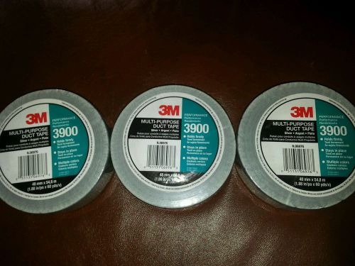 3M™ Duct Tape 3900 Gray, 48 mm x 54.8 m, Multi-Purpose, 1.88&#034; x 60 yards 3 rolls
