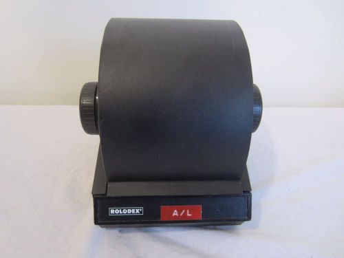 Rolodex 2254D Vintage Office FAST SHIPPING! NO KEY OR INDEX CARDS! BLACK METAL