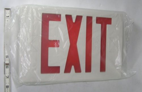 Led  exit sign kit unused 3.8  w red color lithonia 122c4p  (  u top) for sale