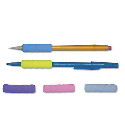 Ribbed Pencil Cushions, 1-3/4&#034;, Assorted, 50/Set, Sold as 1 Set