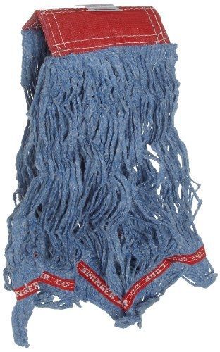 Rubbermaid commercial fgc15306bl00 swinger wet mop head, 5-inch headband, large, for sale