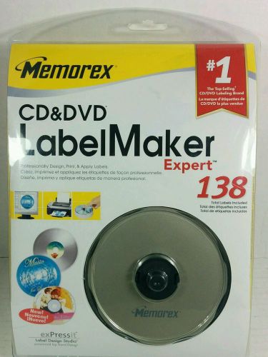 New In Package Memorex CD&amp;DVD Label Maker Expert 138