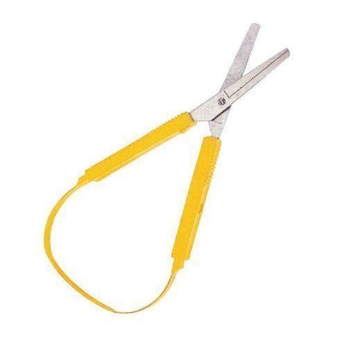 School Smart Loop Scissors - 8 inches - Yellow