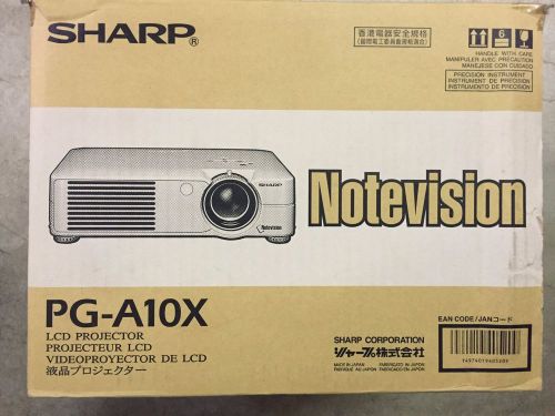 Sharp  PG-A10X LCD Projector &#034;Note Vision&#034;