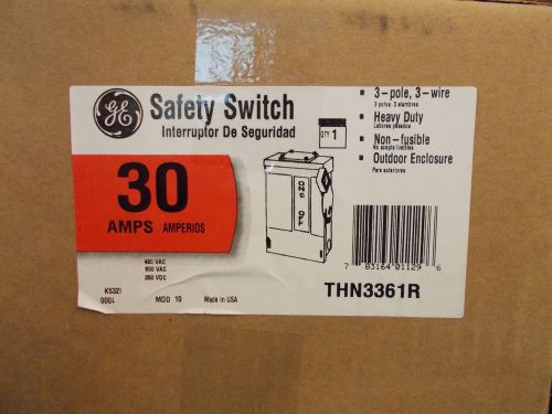 general electric THN3361R  30A 600V 3P3W non-fused disc
