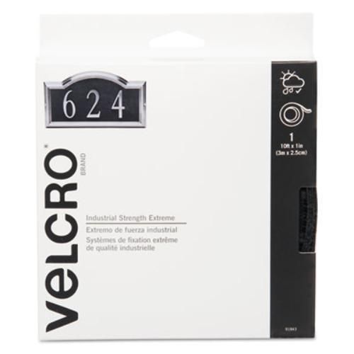 Velcro industrial strength fastener roll - 10&#034; width x 1 ft length - plastic - 1 for sale