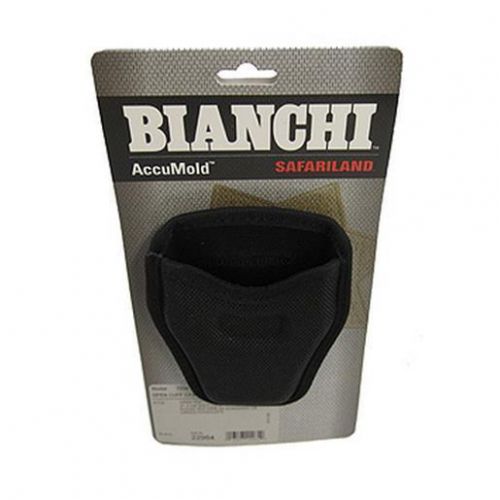 Lot 3 Bianchi #7334 AccuMold Open Top Handcuff Case Nylon Black 22964