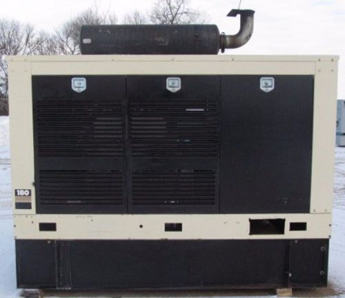 180kw kohler / john deere diesel generator / genset - 526 hrs - load bank tested for sale