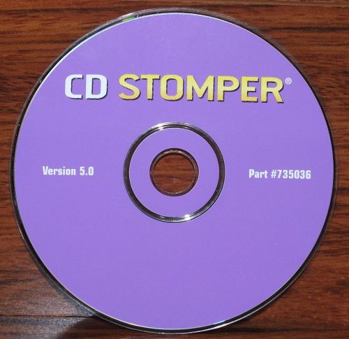 Replacement CD Stomper Version 5.0 for CD &amp; DVD Labeling Software (735036) *READ