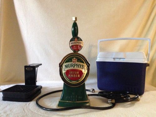 Murphys beer engine faucet &amp; stainless coil cooler box for sale
